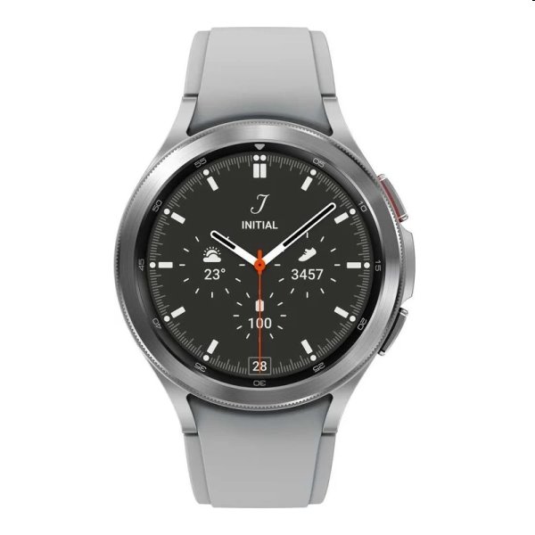 Samsung Galaxy Watch4 Classic 46mm, silver, Trieda B – použité, záruka 12 mesiacov vykup