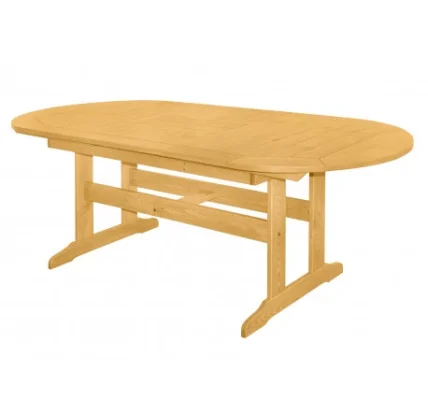 Doppler DOVER – drevený rozkladací stôl zo severskej borovice 160 / 210x90x74,5 cm