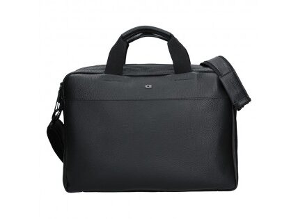Luxusná pánska kožená taška Daag Bendr – čierna