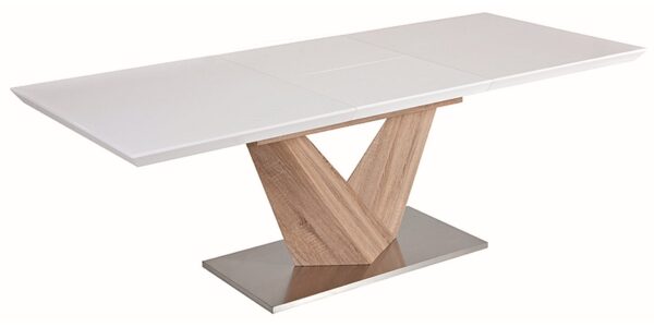 Rozkladací jedálenský stôl ALARAS 160-220x90x75 cm,Rozkladací jedálenský stôl ALARAS 160-220x90x75 cm