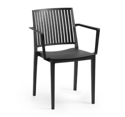Jedálenská stolička BARS ARMCHAIR Čierna,Jedálenská stolička BARS ARMCHAIR Čierna