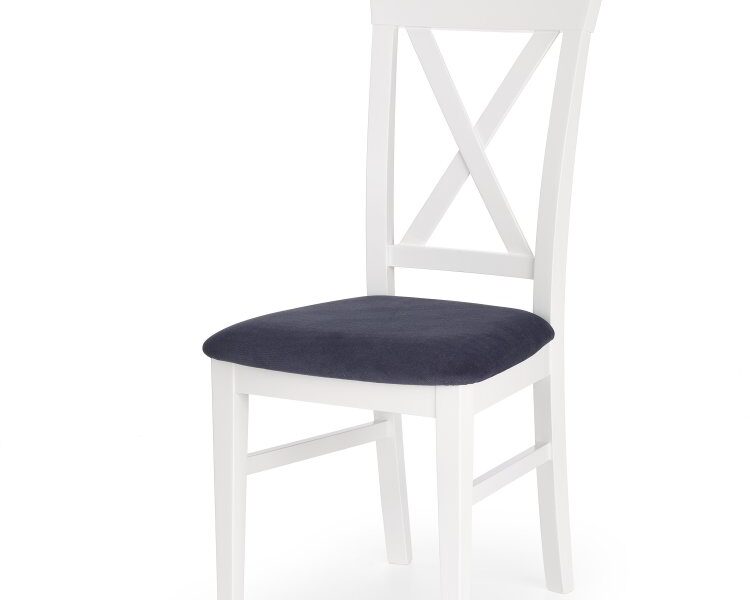 Drevená jedálenská stolička BERGAMO biela,Drevená jedálenská stolička BERGAMO biela