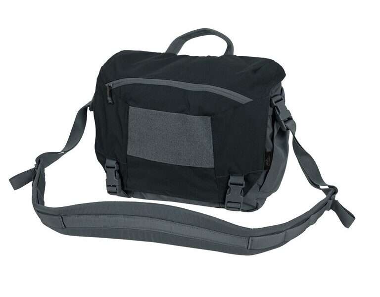 Taška cez rameno Helikon-Tex® Urban Courier Bag Medium® Cordura® – čierna-šedá (Farba: Čierna / Shadow Grey)