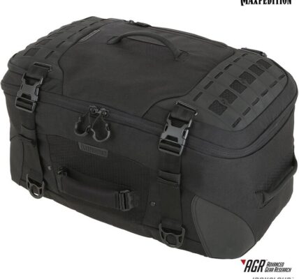 Cestovná taška MAXPEDITION® AGR™  Ironcloud – čierna (Farba: Čierna)