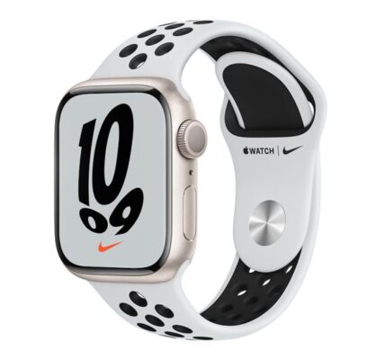 Apple Watch Series 7 GPS | Nike (45mm), starlight, Trieda C – použité, záruka 12 mesiacov vykup
