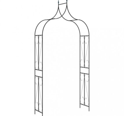 Záhradný oblúk čierny Dekorhome,Záhradný oblúk čierny Dekorhome