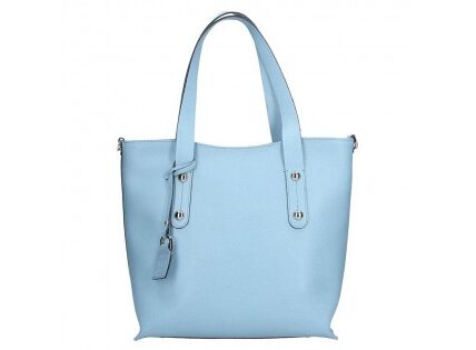 Dámska kožená kabelka Facebag Nina – modrá