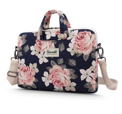 Canvaslife Briefcase taška na notebook 15″-16″, tmavo ružová