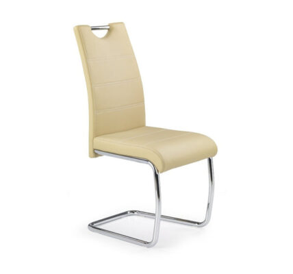K211 – Jedálenská stolička (béžová, strieborná)