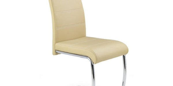 K211 – Jedálenská stolička (béžová, strieborná)