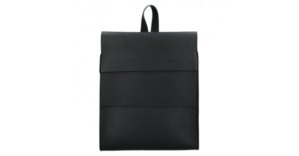 Dámsky kožený batoh Facebag Apolens – čierna