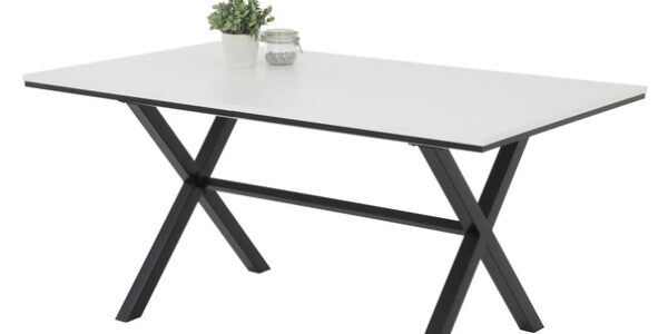 Sconto Jedálenský stôl KARINA T biela/čierna