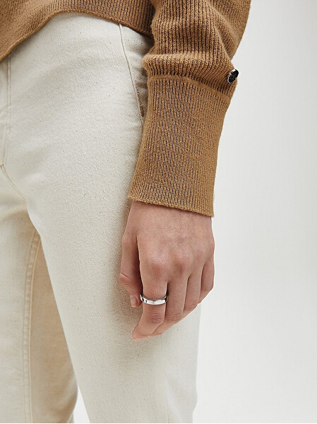 Calvin Klein Oceľový prsteň Hook KJ06MR0001 57 mm
