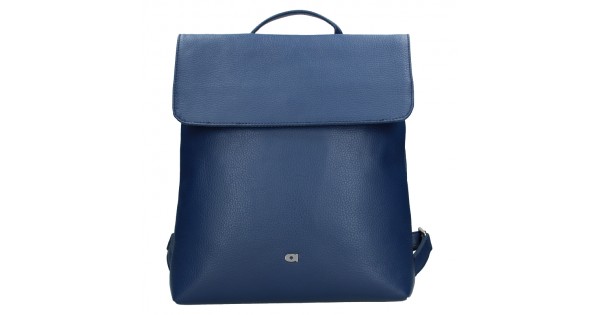 Dámsky kožený batoh Daag Mikaela – modrá