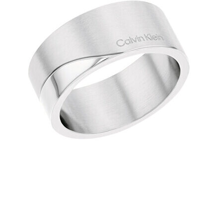 Calvin Klein Elegantný oceľový prsteň Minimal 35000198 54 mm