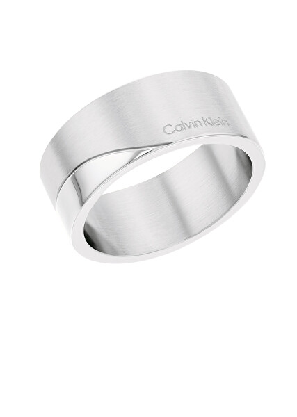 Calvin Klein Elegantný oceľový prsteň Minimal 35000198 52 mm