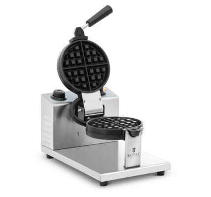 Gaufrier professionnel – rond – 4 petites gaufres – 1200 W – Royal Catering