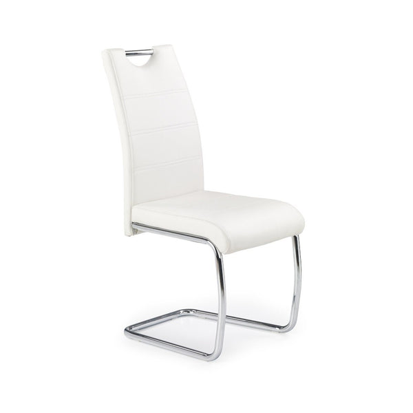 K211 – Jedálenská stolička (biela, strieborná)