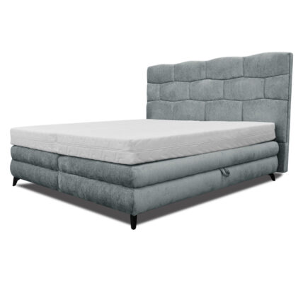 Sconto Čalúnená posteľ PLAVA sivá, 180×200 cm