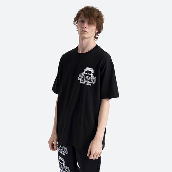 Pánske tričko PLEASURES X New Order Factory tričko P21NO016-čierne