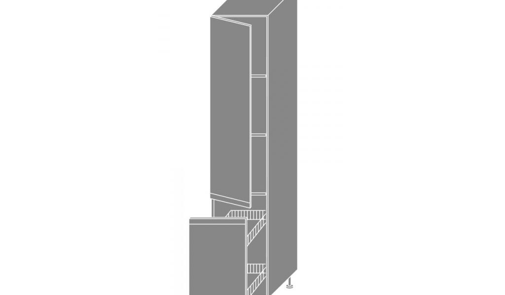 ArtExt Kuchynská skriňa Florence 2D14K/40 kargo Otváranie: Ľavé, Povrchová úprava dvierok: Mat, Farba korpusu: Grey