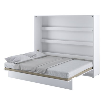 Sconto Posteľ BED CONCEPT 2 biela/vysoký lesk, 160×200 cm