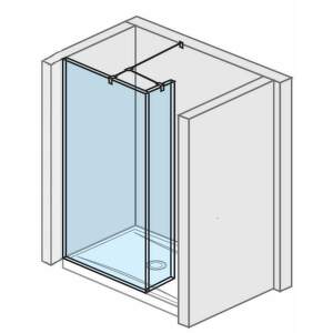 Jika Pure – Sklenená stena bočná 79,5 cm na sprchovú vaničku 140 cmx80 cm a 140 cmx90 cm s úpravou Jika Perla Glass, 800 mm x 200 mm x 2000 mm H268422