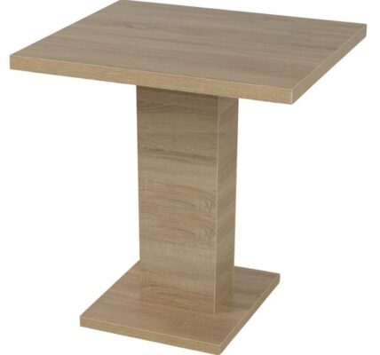 Sconto Jedálenský stôl SHIDA dub sonoma, šírka 90 cm