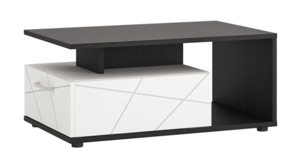 Sconto Konferenčný stolík VENEZIA VENT01 alpská biela/čierna