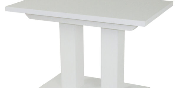 Sconto Jedálenský stôl SENWE biela/80 cm
