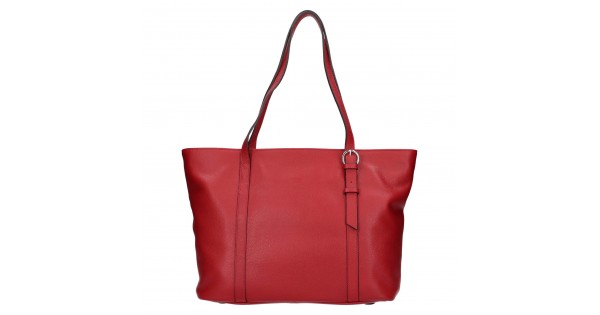 Elegantná dámska kožená kabelka Katana Irnise – červená