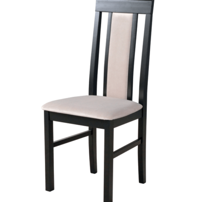 Sconto Jedálenská stolička NILA 2 NEW čierna/béžová