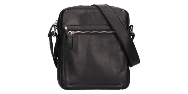 Pánská kožená taška přes rameno Lagen Dennis – čierna