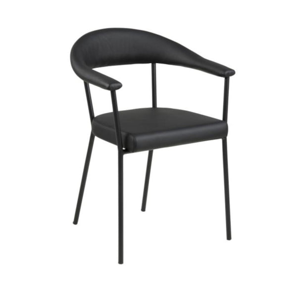 Jedálenská stolička Hailey (čierna)