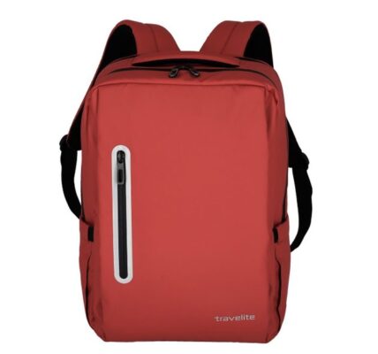 Travelite Batoh na notebook 15,6“ Basics Boxy Red 19 l