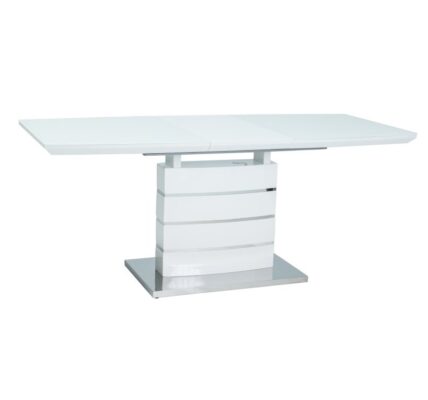 Signal Rozkladací jedálenský stôl LEONARDO | biely PREVEDENIE: 140 (180) x 80 cm