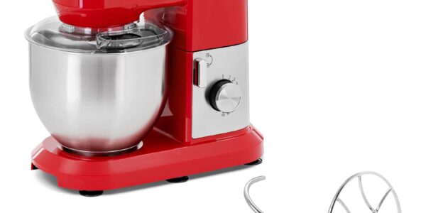 Robot pâtissier multifonction – 1,300 W – Rouge