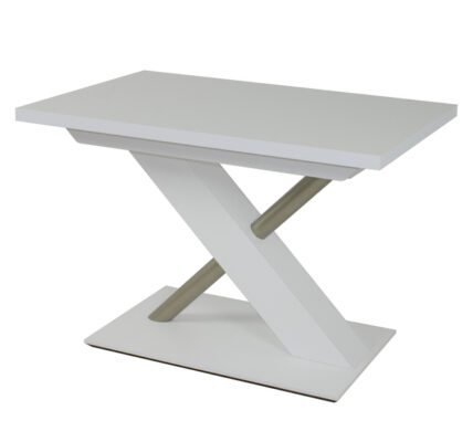 Sconto Jedálenský stôl UTENDI biela, šírka 110 cm