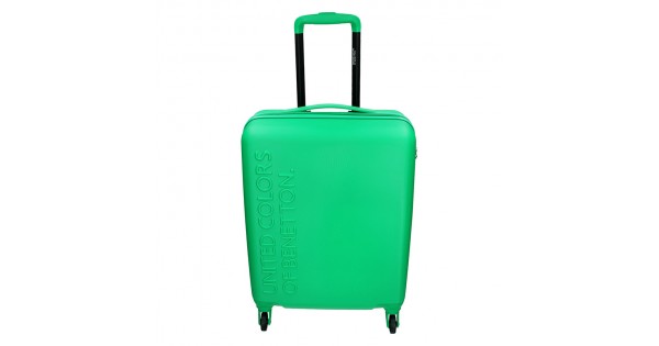 Kabínový cestovný kufor United Colors of Benetton Aura – zelená