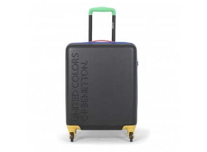 Kabínový cestovný kufor United Colors of Benetton Bolock S – čierna