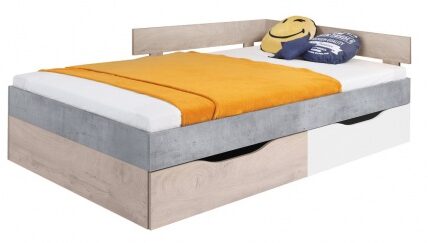 Študentská posteľ omega 120x200cm s úložným priestorom –