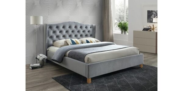 Signal Manželská posteľ ASPEN Velvet |  180 x 200 cm SIGNAL – spálňový nábytok: Zelená / Bluvel 78