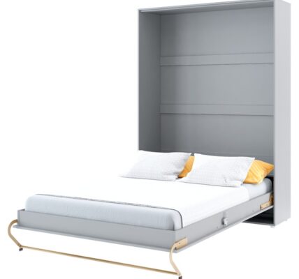 Sconto Sklápacia posteľ CONCEPT PRO CP-03 sivá, 90×200 cm