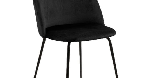 Jedálenská stolička Edera čierna