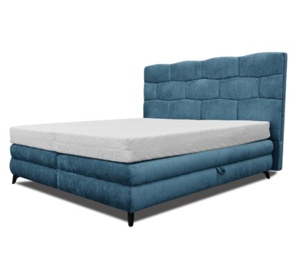 Sconto Čalúnená posteľ PLAVA modrá, 120×200 cm