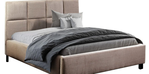 Čalúnená posteľ Andrea 180×200, béžová, bez matraca