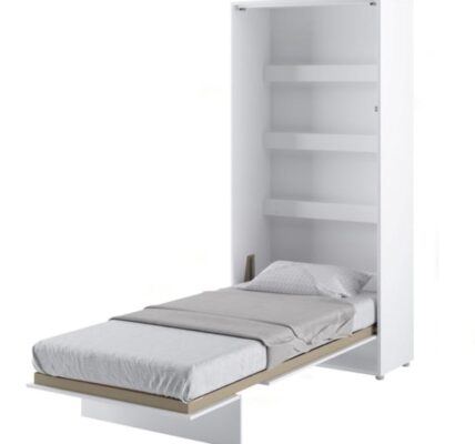 Sconto Posteľ BED CONCEPT 3 biela/vysoký lesk, 90×200 cm