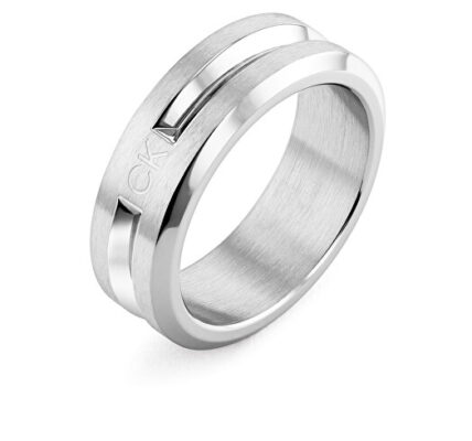 Calvin Klein Luxusný oceľový prsteň pre mužov Intersection 35000324 64 mm