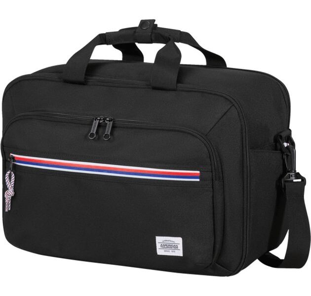 American Tourister Palubní taška 3v1 Upbeat 23,5 l – černá