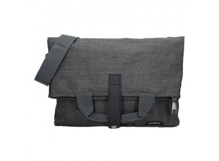 Unisex taška přes rameno Enrico Benetti Amos – šedo-černá